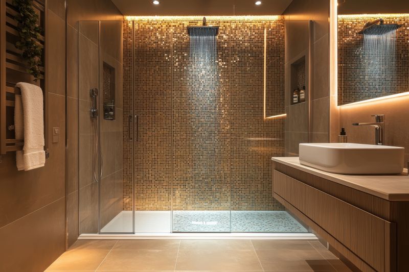 Glass Enclosed Shower